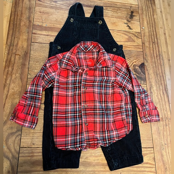 Carter’s 2pc Overall Set - Picture 2 of 14